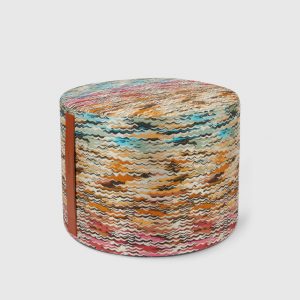 Aconcagua cylindrical pouffe 40x30 cm (Multicoloured)