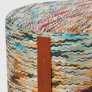 Aconcagua cylindrical pouffe 40x30 cm (Multicoloured)