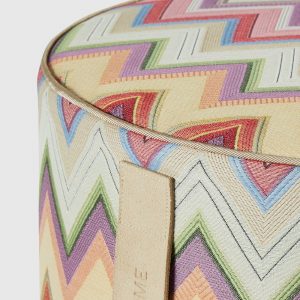 Agadir cylindrical pouffe 40×30 cm (Multicoloured)