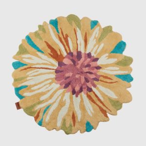 Blandine Floral Bath Mat 80 cm (Multicoloured)