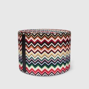 Belfast cylindrical pouffe 40×30 cm (Multicoloured)