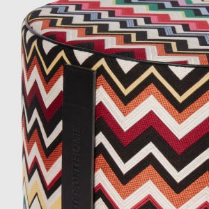 Belfast cylindrical pouffe 40×30 cm (Multicoloured)