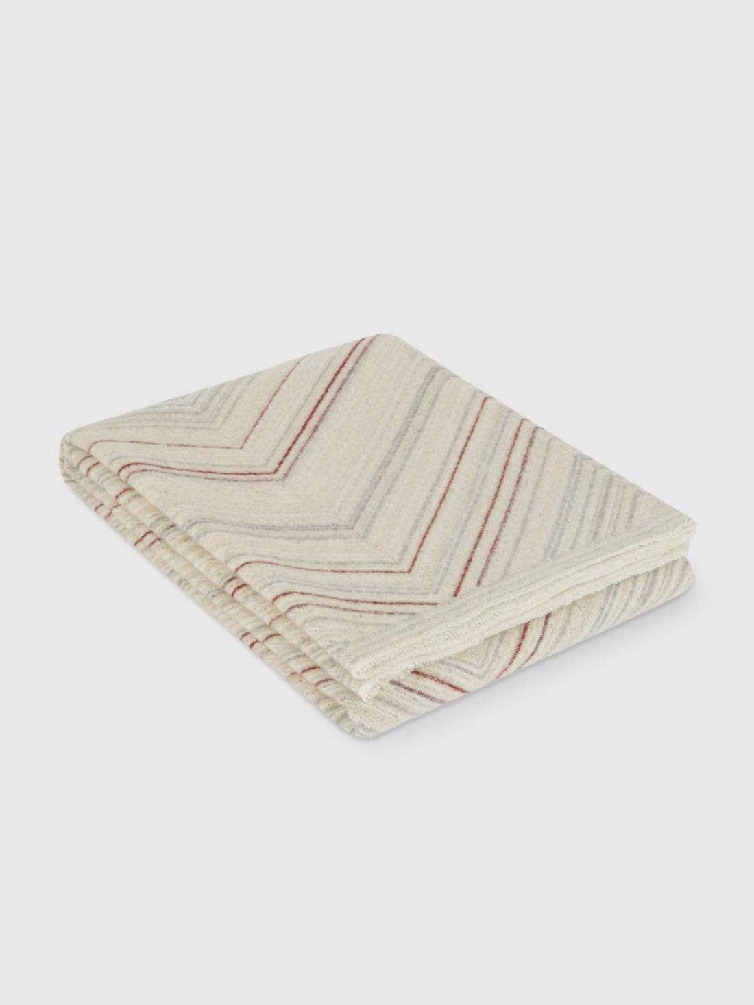 Catullo 130x190 cm wool and cashmere blanket (White)