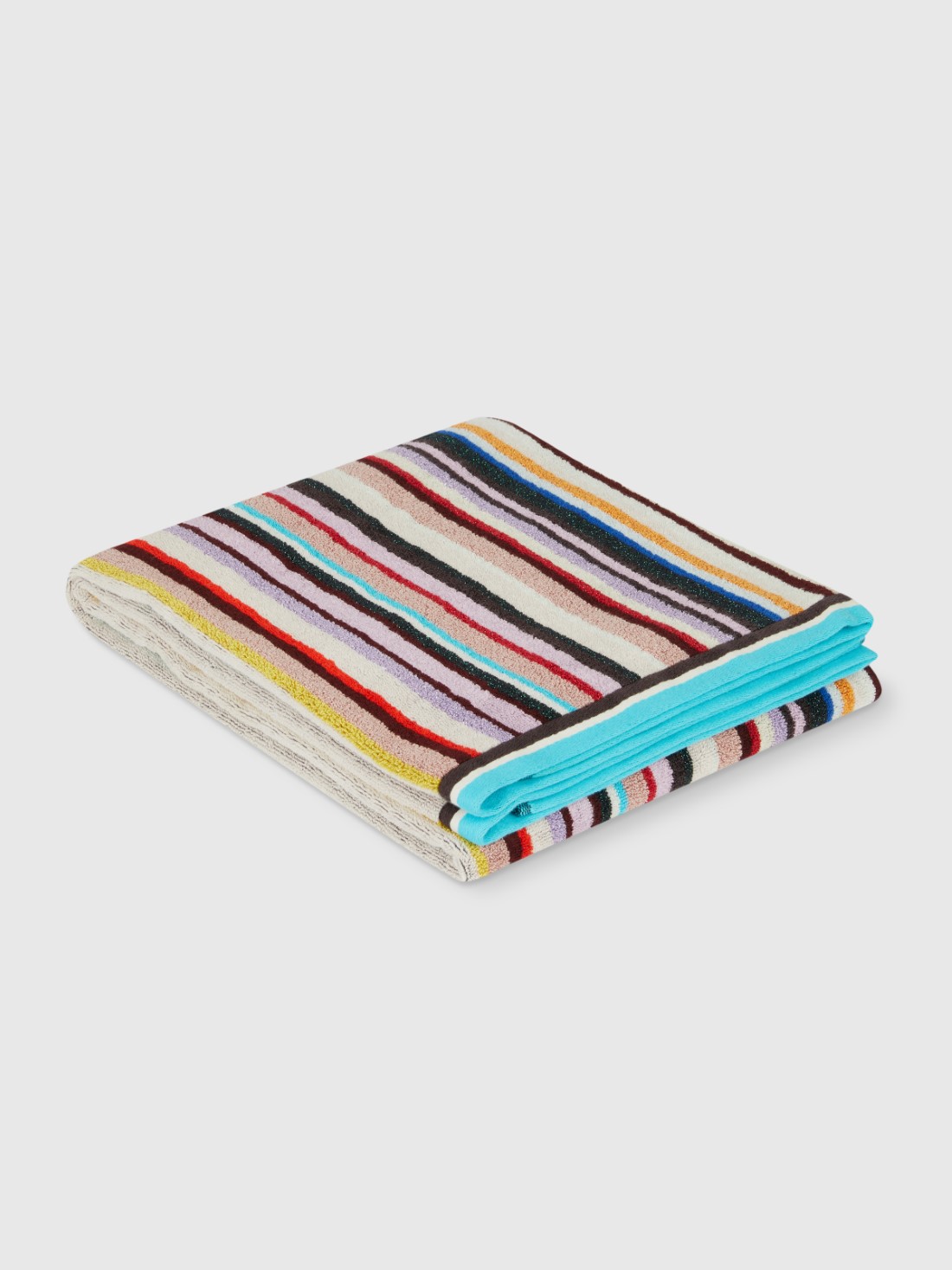 Chandler 100x180 cm terry beach towel with lurex (Multicoloured)