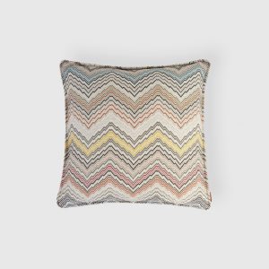 Milano 40x40 cm cushion with knitted effect (White)