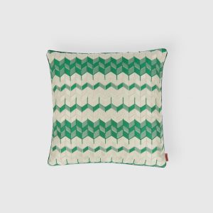 Tread 40x40 cm chevron 3D effect cushion (Multicoloured)