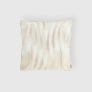 Ande 40x40 cm cushion with faded chevron (White)