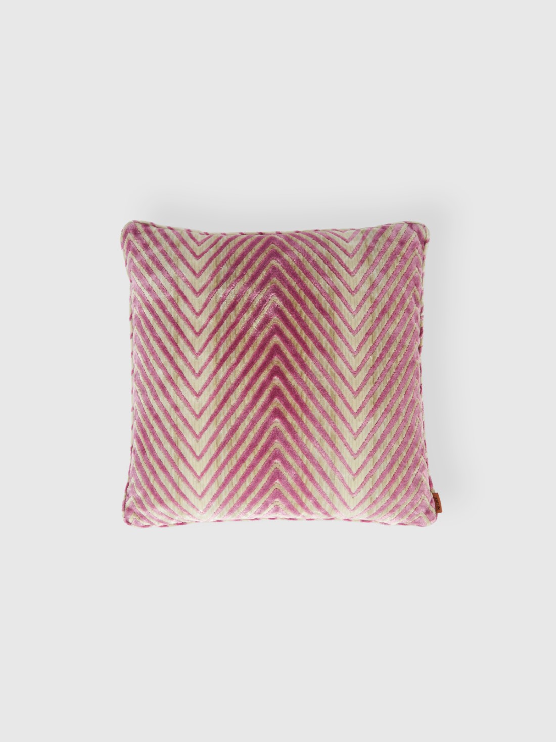 Ziggy 40x40 cm viscose blend zigzag cushion (Multicoloured)