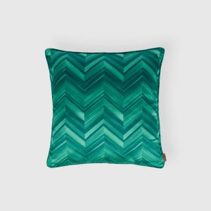 Layers 40x40 cm cotton sateen chevron cushion (Multicoloured)