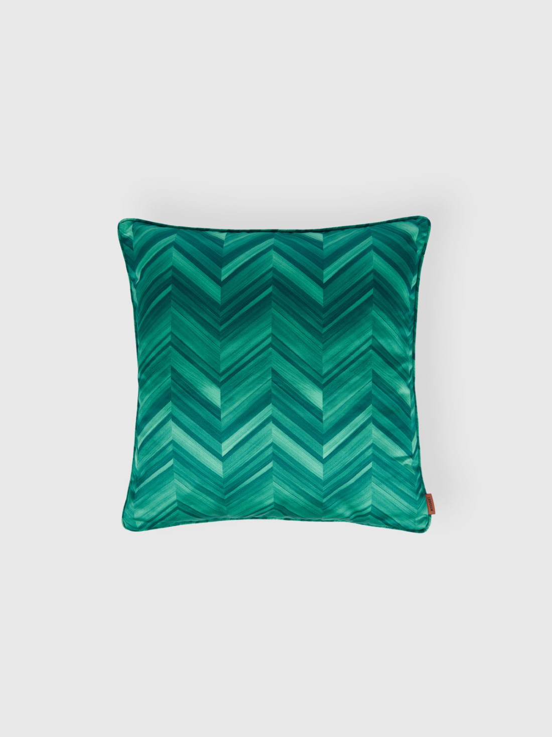 Layers 40x40 cm cotton sateen chevron cushion (Multicoloured)