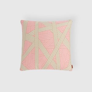 Nastri cushion 40x40 cm with stitching (Pink)