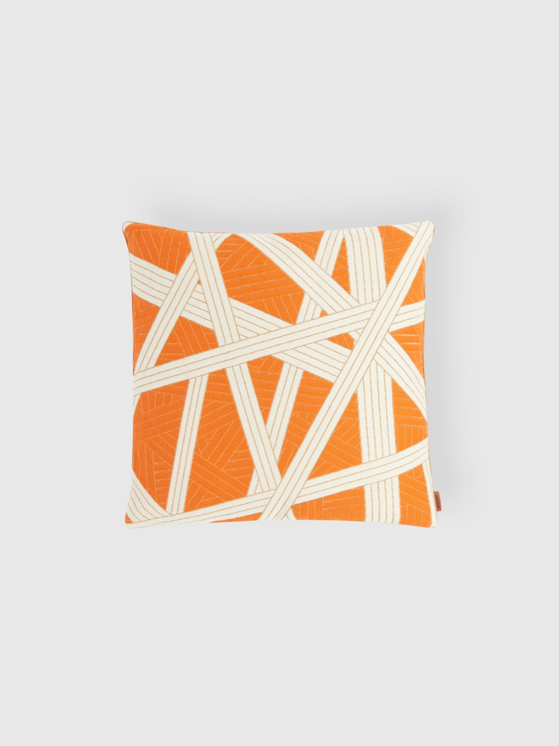 Nastri cushion 40x40 cm with stitching (Orange)