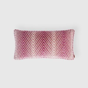 Ziggy 30x60 cm viscose blend zigzag cushion (Multicoloured)