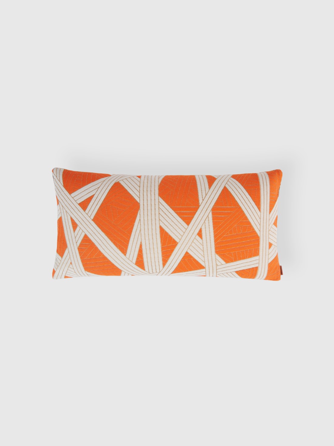 Nastri 30x60 cm cushion with stitching (Orange)