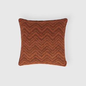 Columbia 40x40 cm chevron bouclé cushion (Multicoloured)