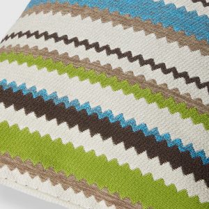 Cancun outdoor cushion 40x40 cm (Turquoise Multicoloured)