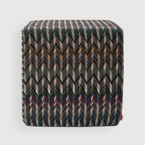 Stride cubic pouffe 40x40x40 cm (Black)