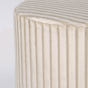 Coomba Cylinder Pouf 40X30 (White)