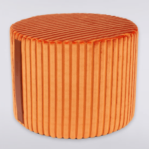 Coomba Cylinder Pouf 40X30 (Orange)