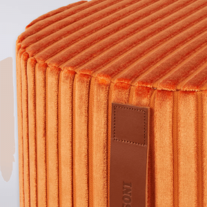 Coomba Cylinder Pouf 40X30 (Orange)