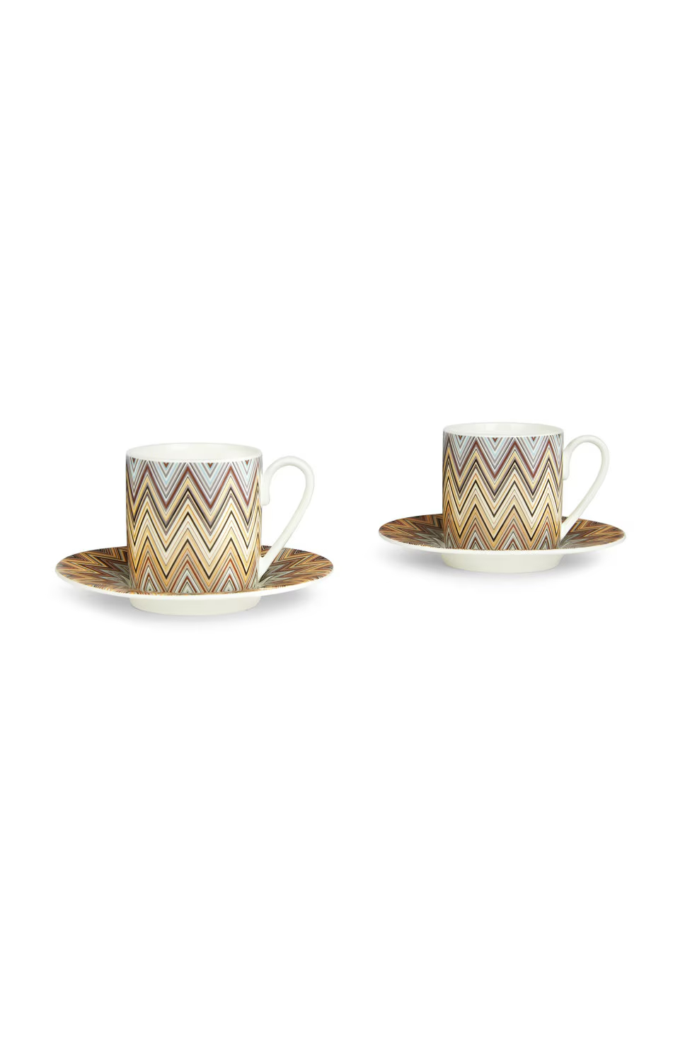 Jarris Set of 2 coffee cups & saucers (White)