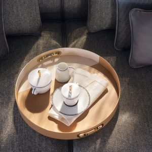 Fendi o'lock round Tray