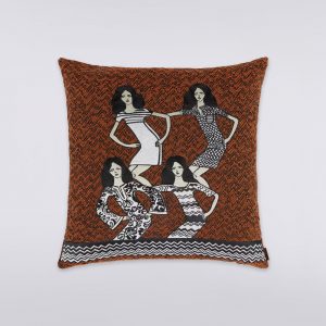 Brunette cushion 40x40 cm (Multicoloured)