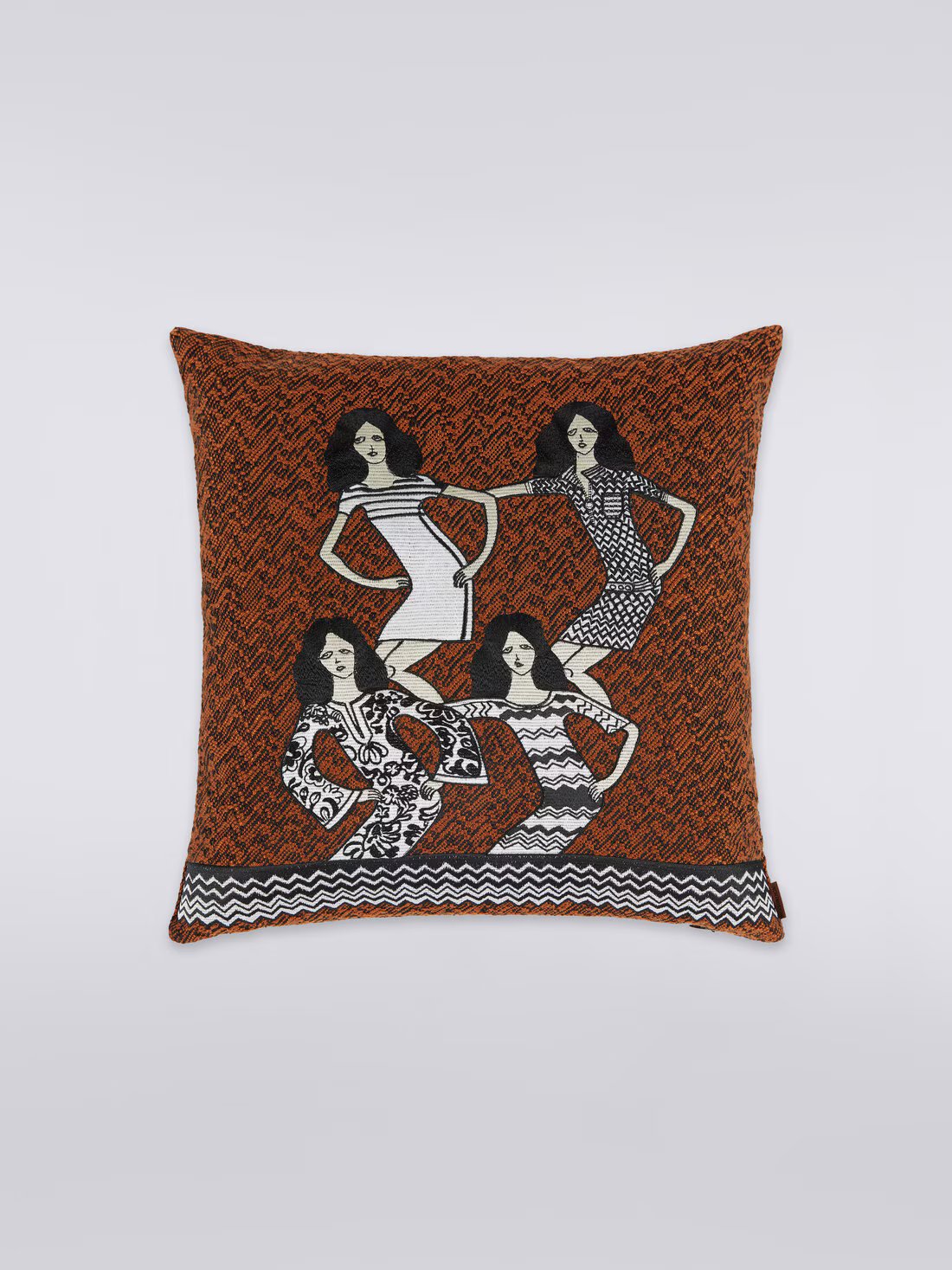 Brunette cushion 40x40 cm (Multicoloured)