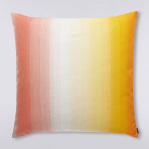 Resort 60x60 cm outdoor cushion in multicoloured faded canvas (Multicoloured)