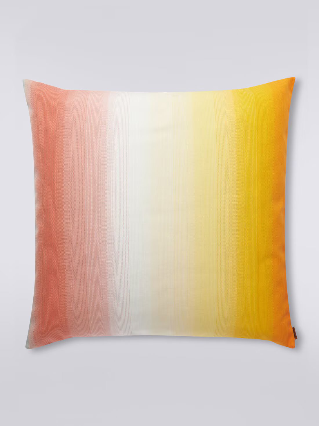 Resort 60x60 cm outdoor cushion in multicoloured faded canvas (Multicoloured)