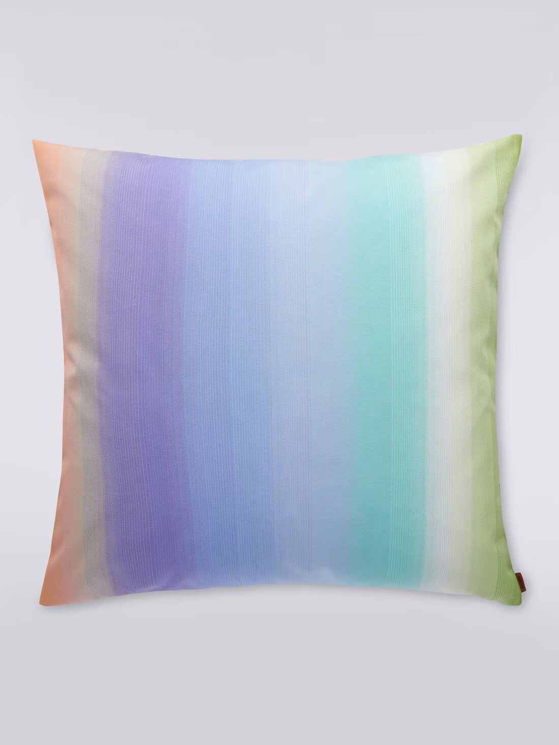 Resort 60x60 cm outdoor cushion in multicoloured faded canvas (Multicoloured)