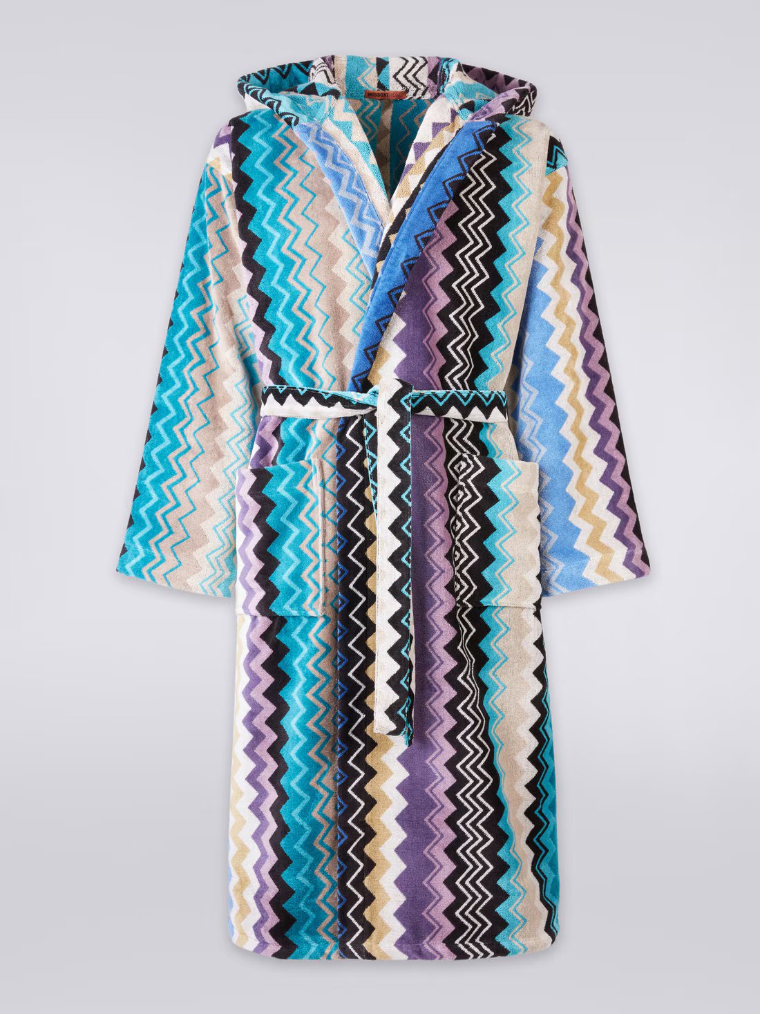 Giacomo Hooded Bathrobe (Multicoloured)