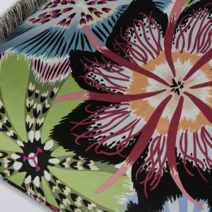 Passiflora Cushion 40X40 (Blue)