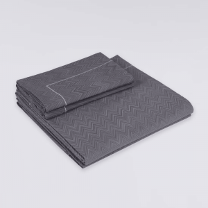 Jo double sheet set with cotton pillowcases (Grey)