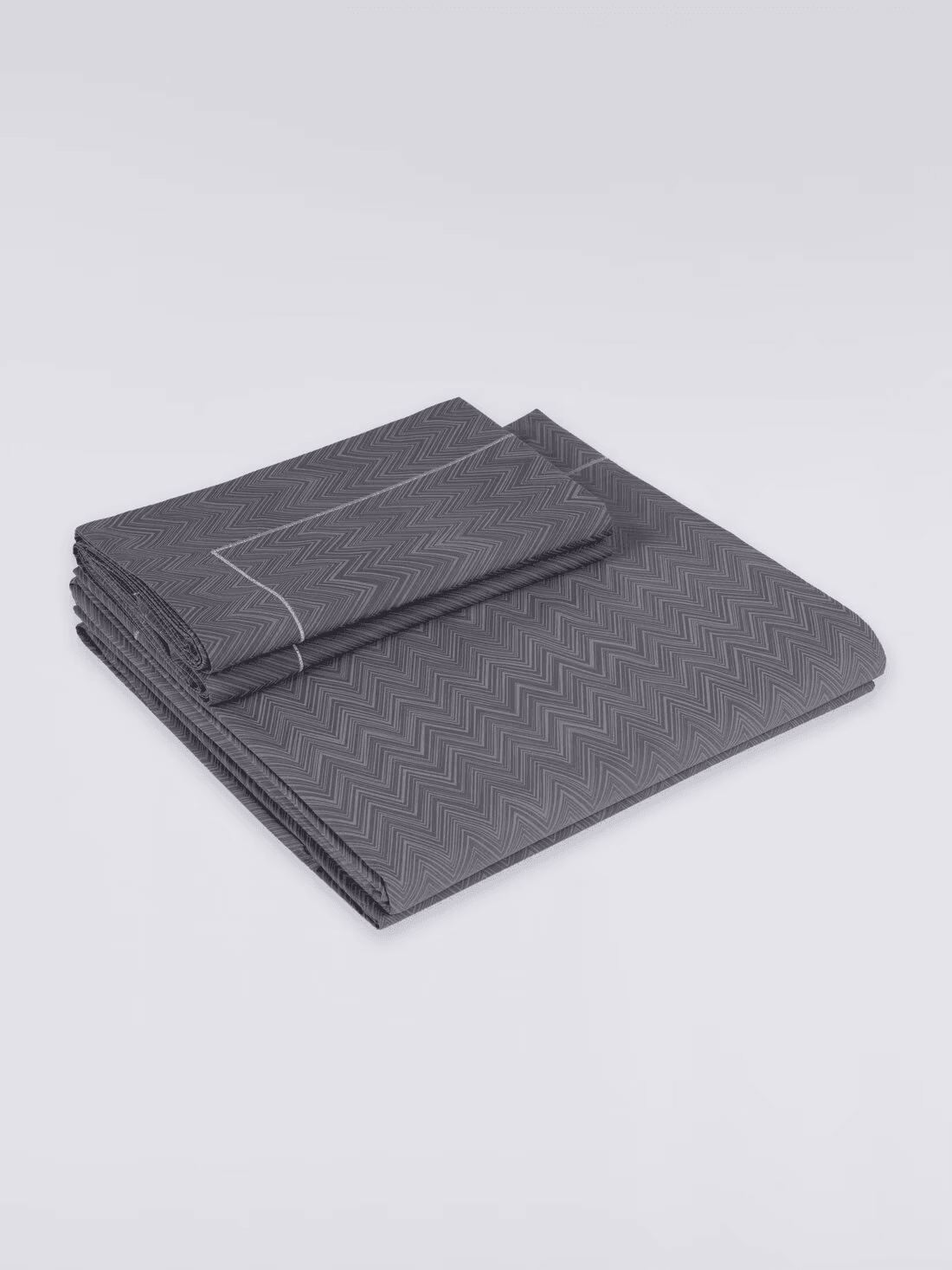 Jo double sheet set with cotton pillowcases (Grey)