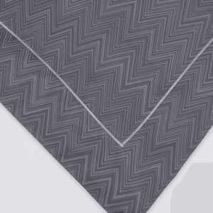 Jo double sheet set with cotton pillowcases (Grey)