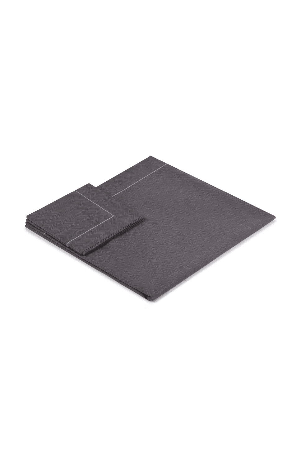 Jo double sheet set with cotton pillowcases (Grey)