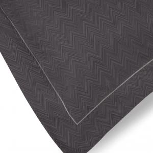 Jo double sheet set with cotton pillowcases (Grey)