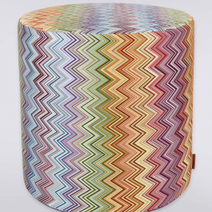 Jarris Cylinder Pouf 45X45 (Multicoloured)