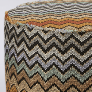 Westmeath Cylinder Pouf 40X30 (Multicoloured)