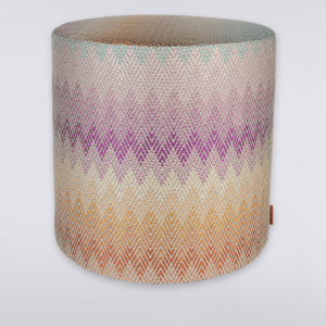 Yamagata Cylinder Pouf 45X45 (Multicoloured)